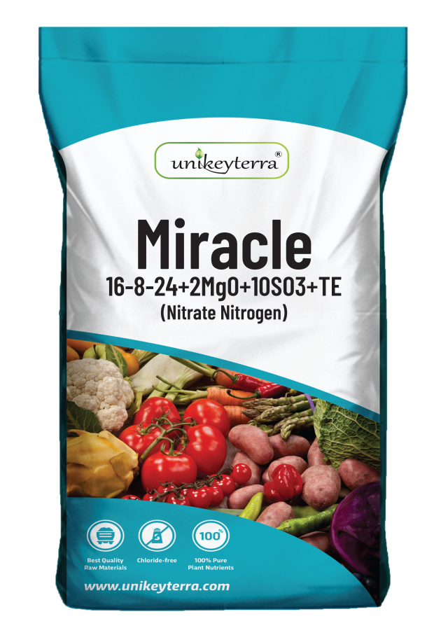 Miracle 16-8-24+2MgO+10SO3+TE (Nitrate Nitrogen)